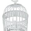 image:imageDeco 79 Metal Round Birdcage with Latch Lock Closure and Hanging Hook Set of 2 16 12H WhiteWhite