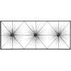 image:imageDeco 79 Metal Starburst Home Wall Decor Sea Urchin Wall Sculpture with Black Frame Wall Art 59 x 3 x 24 Black59L x 24W