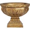 image:imageDeco 79 Polystone Decorative Decorative Bowl Ornate Decorative Container Decorative Keepsake Box 11 x 11 x 9 Gold