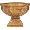 image:imageDeco 79 Polystone Decorative Decorative Bowl Ornate Decorative Container Decorative Keepsake Box 11 x 11 x 9 Gold