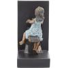 image:imageDeco 79 Polystone People Bookends with Swing Set Set of 2 5W 8H Brown