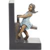image:imageDeco 79 Polystone People Bookends with Swing Set Set of 2 5W 8H Brown