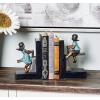 image:imageDeco 79 Polystone People Bookends with Swing Set Set of 2 5W 8H Brown