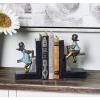 image:imageDeco 79 Polystone People Bookends with Swing Set Set of 2 5W 8H Brown