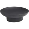 image:imageDeco 79 Ceramic Decorative Bowl Wide with Elevated Base 16 x 16 x 6 BlackBlack