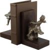 image:imageDeco 79 Polystone People Bookends with Swing Set Set of 2 4W 8H Brown