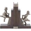 image:imageDeco 79 Polystone People Bookends with Swing Set Set of 2 4W 8H Brown