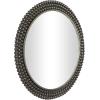 image:imageCosmoLiving by Cosmopolitan Metal Room Wall Mirror Entryway Mirror with Beaded Detailing Wall Mounted Mirror 32 x 1 x 32 Black