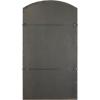 image:imageDeco 79 Metal Room Wall Mirror Arched Window Pane Entryway Mirror Wall Mounted Mirror 24 x 2 x 48 BrownCopper