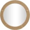 image:imageDeco 79 Jute Rope Room Wall Mirror Rope Entryway Mirror Wall Mounted Mirror 40 x 2 x 40 BrownBrown