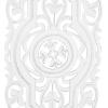 image:imageDeco 79 Mango Wood Floral Handmade Home Wall Decor Intricately Carved Arabesque Wall Sculpture Wall Art 24 x 1 x 51 GrayWhite