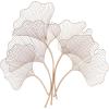 image:imageDeco 79 Metal Floral Home Wall Decor Ginkgo Leaf Wire Wall Sculpture Wall Art 35 x 1 x 34 CopperCopper