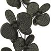 image:imageDeco 79 Metal Floral Home Wall Decor Wall Sculpture with Black Frames and Butterfly Accents Set of 2 Wall Art 12W 28H TealBlack