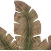 image:imageDeco 79 Metal Leaf Home Wall Decor Palm Wall Sculpture with Green Accents Wall Art 32 x 1 x 36 Brown1