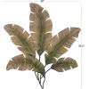 image:imageDeco 79 Metal Leaf Home Wall Decor Palm Wall Sculpture with Green Accents Wall Art 32 x 1 x 36 Brown1