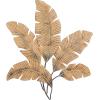 image:imageDeco 79 Metal Leaf Home Wall Decor Palm Wall Sculpture with Green Accents Wall Art 32 x 1 x 36 Brown1