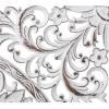 image:imageDeco 79 Wood Floral Handmade Home Wall Decor Intricately Carved Mandala Wall Sculpture with Brown Distressing Wall Art 36 x 1 x 36 White36L x 1W