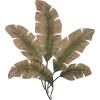 image:imageDeco 79 Metal Leaf Home Wall Decor Palm Wall Sculpture with Green Accents Wall Art 32 x 1 x 36 Brown1