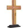image:imageDeco 79 Brown Wood Modern Cross Sculpture 18 x 10 x 4 Inches