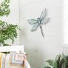 image:imageDeco 79 Metal Dragonfly Home Wall Decor Indoor Outdoor Wall Sculpture Wall Art 25 x 1 x 16 Blue