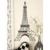 image:imageDeco 79 Metal Eiffel Tower Home Wall Decor 3D Wire Wall Sculpture with Crystal Embellishments Wall Art 18 x 1 x 32 Black
