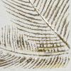 image:imageDeco 79 Metal Leaf Home Wall Decor Relief Palm Wall Sculpture with Gold Detailing Wall Art 23 x 1 x 31 Gold