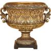 image:imageDeco 79 Polystone Decorative Decorative Bowl Ornate Decorative Container Decorative Keepsake Box 15 x 10 x 13 Gold