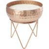 image:imageDeco 79 Copper Metal Decorative Candle  Vanilla Marshmallow Scented  30 oz 3 Wick  7 x 7 x 8