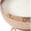 image:imageDeco 79 Copper Metal Decorative Candle  Vanilla Marshmallow Scented  30 oz 3 Wick  7 x 7 x 8