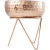 image:imageDeco 79 Copper Metal Decorative Candle  Vanilla Marshmallow Scented  30 oz 3 Wick  7 x 7 x 8
