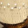 image:imageDeco 79 Metal Decorative Candle Jasmine Scented Cutout Spotted 7 oz 1 Wick Aromatherapy Candle with White Wax Set of 2 Wax Aromatherapy Candle 8 W 4 H Gold