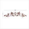image:imageDeco 79 Metal Leaf Home Wall Decor Wall Sculpture Wall Art 32 x 1 x 8 BrownBrown