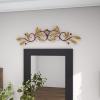 image:imageDeco 79 Metal Leaf Home Wall Decor Wall Sculpture Wall Art 32 x 1 x 8 BrownGreen