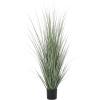 image:imageDeco 79 Faux Foliage Onion Grass Artificial Plant Tall with Black Plastic Pot 26 x 26 x 61 Green26 x 26 x 61