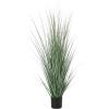 image:imageDeco 79 Faux Foliage Onion Grass Artificial Plant Tall with Black Plastic Pot 26 x 26 x 61 Green26 x 26 x 61