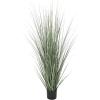 image:imageDeco 79 Faux Foliage Onion Grass Artificial Plant Tall with Black Plastic Pot 26 x 26 x 61 Green26 x 26 x 61