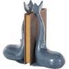 image:imageDeco 79 Metal Leopard Decorative Bookends Non Skid Bookends Set of 2 Office Bookends4W 5H GoldBlue