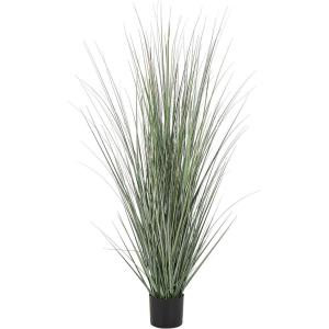 image:imageDeco 79 Faux Foliage Onion Grass Artificial Plant Tall with Black Plastic Pot 26 x 26 x 61 Green26 x 26 x 61