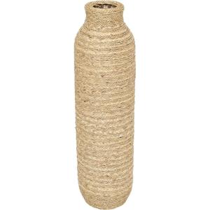 image:imageDeco 79 Seagrass Handmade Decorative Vase Slim Woven Tall Centerpiece Vase Vase for Home Decoration 9 x 9 x 32 Brown
