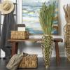 image:imageDeco 79 Dried Plant Palm Leaf Home Decor Natural Foliage Natural Dried Foliage with Feather Inspired Stems Foliage for Decoration 4 x 1 x 43 GreenGreen