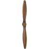 image:imageDeco 79 Metal Airplane Propeller Home Wall Decor Wood Inspired 2 Blade Wall Sculpture with Gold Aviation Detailing Wall Art 5 x 2 x 56 BrownBrown