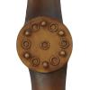 image:imageDeco 79 Metal Airplane Propeller Home Wall Decor Wood Inspired 2 Blade Wall Sculpture with Gold Aviation Detailing Wall Art 5 x 2 x 56 BrownBrown