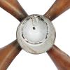 image:imageDeco 79 Metal Airplane Propeller Home Wall Decor Wood Inspired 2 Blade Wall Sculpture with Gold Aviation Detailing Wall Art 5 x 2 x 56 BrownDark Brown