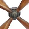 image:imageDeco 79 Metal Airplane Propeller Home Wall Decor Wood Inspired 2 Blade Wall Sculpture with Gold Aviation Detailing Wall Art 5 x 2 x 56 BrownDark Brown