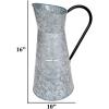 image:imageDeco 79 Metal Galvanized Watering Jug 10 by 16InchGray