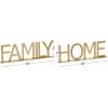 image:imageDeco 79 Metal Home Decorative Sign Family Home Wall Sculpture Set of 2 Wall Art 10 10W Gold