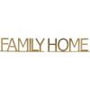 image:imageDeco 79 Metal Home Decorative Sign Family Home Wall Sculpture Set of 2 Wall Art 10 10W Gold