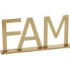 image:imageDeco 79 Metal Home Decorative Sign Family Home Wall Sculpture Set of 2 Wall Art 10 10W Gold