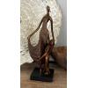 image:imageDeco 79 Polystone Family Decorative Sculpture Home Decor Statue Accent Figurine 13 x 5 x 5 Bronze