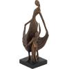 image:imageDeco 79 Polystone Family Decorative Sculpture Home Decor Statue Accent Figurine 13 x 5 x 5 Bronze
